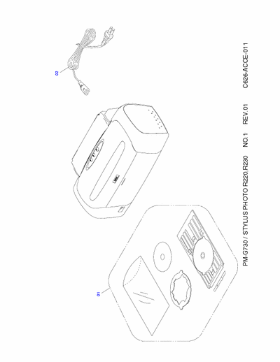 Epson R220 Diagrama De Despiece Epson R220